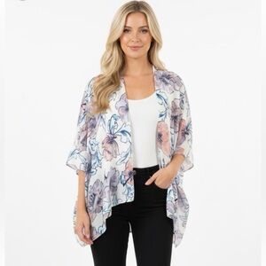 Everly small floral kimono summer wrap